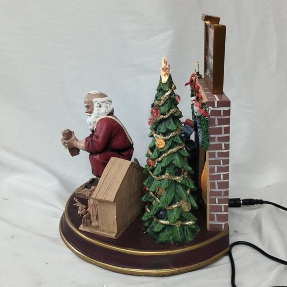 Bradford Ex Thomas Kinkade True Meaning of Christmas W/Lights Sound NO ADAPTER - Picture 3 of 16